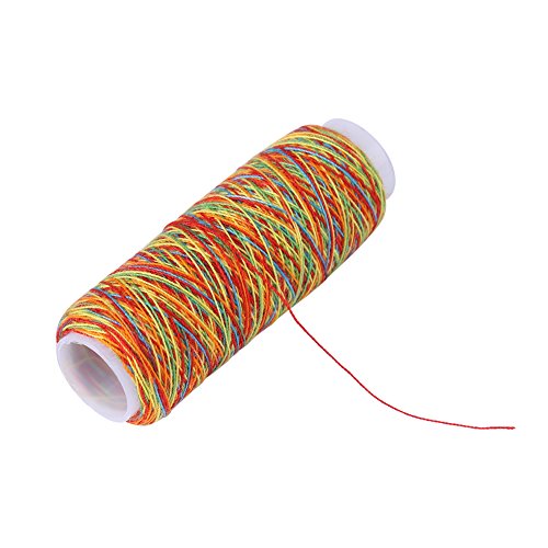 Multicolor Gradient Sewing Quilting Embroidery Thread Spools, 5 Piece Set, for Garment Accessories