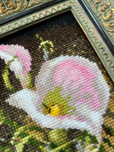 RIOLIS 2267 Calla Lilies and Oyster Counted Cross Stitch Kit 6 x 8.25 in - style: Calla Lilies and Oyster 2267