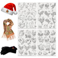 INFUNLY 58pcs Flowers and Chickens Water Soluble Embroidery Patterns Animals Plant Wash Away Stabilizer for Embroidery 4 Sheets Hand Sewing Stabilizers with Printed Rooster Patterns for Hand Crafters - color: Flowers and Chickens