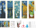 5 Pcs Cross Stitch Bookmark Kit for Adult Beginners Cross Stitch Kits - color: Cross stitch bookmark-17-2