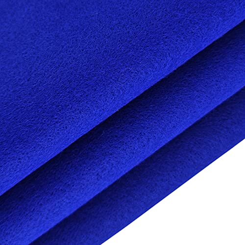 Jtnohx Color Felt Sheets 1 Square Yard Craft Felt Fabric Dark Blue 1.4mm - color: Dark Blue