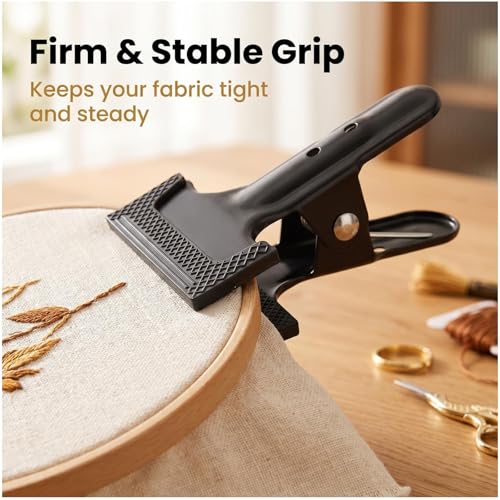 Naturezhen Embroidery Hoop Stand Holder, 360°Rotatable Metal Table Clamp