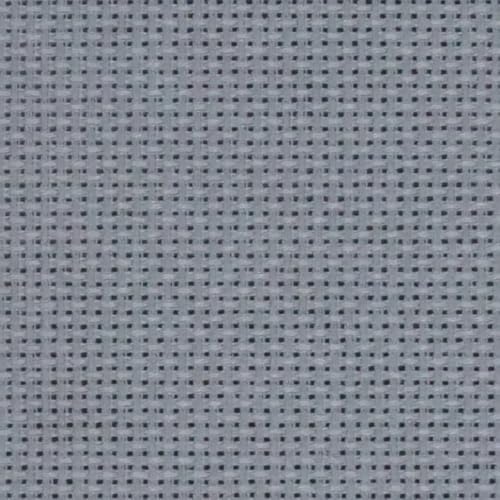 KCS 19" x 28"(48cmx72cm) 18CT Counted Cotton Aida Cloth Cross Stitch Fabric (Light Grey) - color: Light Grey