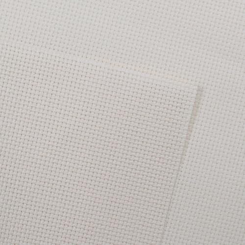 KCS 16CT Counted Cotton Cross Stitch Aida Cloth Fabric (12" x 59",Ecru) - color: Ecru, size: 12" x 59"