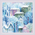 RIOLIS 2247 Panel/Cushion Town Counted Cross Stitch Kit 15.75 x 15.75 in - style: Panel/Cushion Town 2247