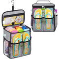 Lifewit Mesh Shower Caddy, Hanging Bathroom Organizer with Slipper pockets - color: Grey