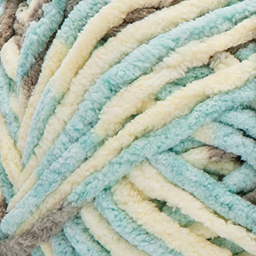 Bernat BABY BLANKET BB Beach Babe Yarn - 1 Pack of 10.5oz/300g - Polyester - #6 Super Bulky - 220 Yards - Knitting/Crochet - color: Beach Babe, size: 1 Pack
