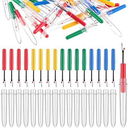 Lanties 60 Pcs Colorful Seam Ripper Bulk Sewing Seam Ripper Stitch Remover