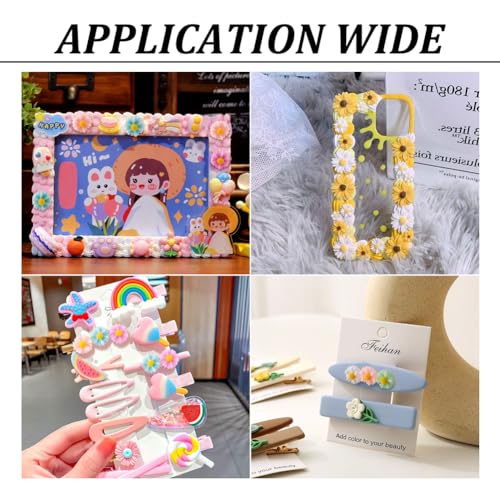 Beadthoven 200pcs 11mm Tiny Resin Flower Cabochons Mixed Colors No Hole Daisy Flatback Charms Mini Flowers Cameo Charms Jewelry Embellishment Supplies for Gluing DIY Jewelry Earrings Rings - color: 0Daisy-Mixed#11mm
