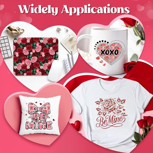 HTVSTD Rose Sublimation Transfer Ink Paper 10 Sheets 12 * 10in - color: Lace-10