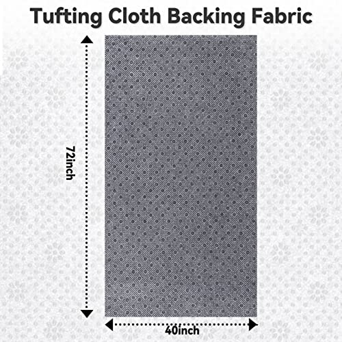 Pllieay 72x40 Inch Non Slip Final Backing Cloth,Vinyl Primary Tufting Cloth - size: 72x40 inch