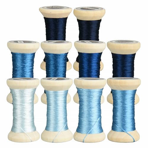 Natural 100% Mulberry Handmade Embroidery Silk Thread Silk Floss (56) - color: 56