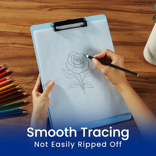 Tracing Paper 9x12 in, 100 Sheets, Transparent Sketch Paper 63gsm - size: 9" x 12" (100 Sheet)