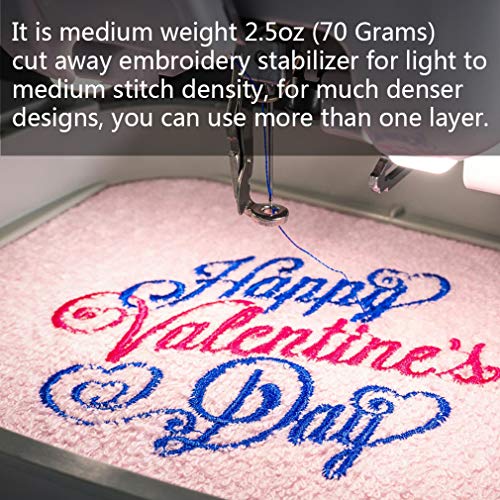 Seneme Cut Away Embroidery Stabilizer Backing (8 in x 50 yd/Roll)
