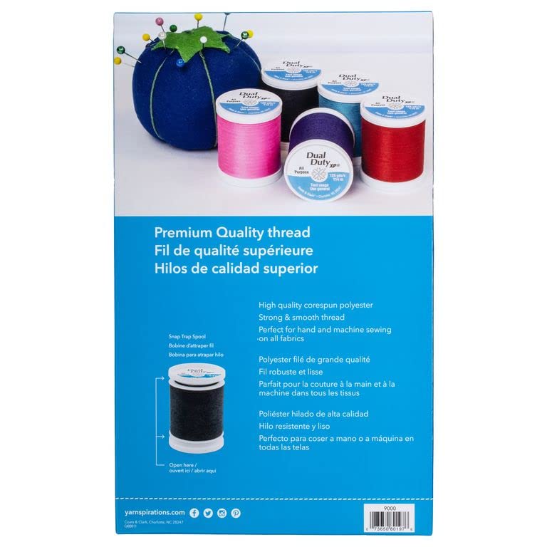 Coats & Clark Dual Duty All Purpose Sewing Thread for Sewing Machine