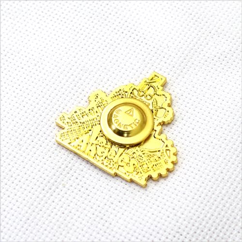 Awesome Pattern Studio Needle Minder Set - Los Angeles Magnetic Needle Minder + 2 Needle Threaders. Enamel Pin for Cross Stitch, Embroidery and Craft - size: Los Angeles Set #1