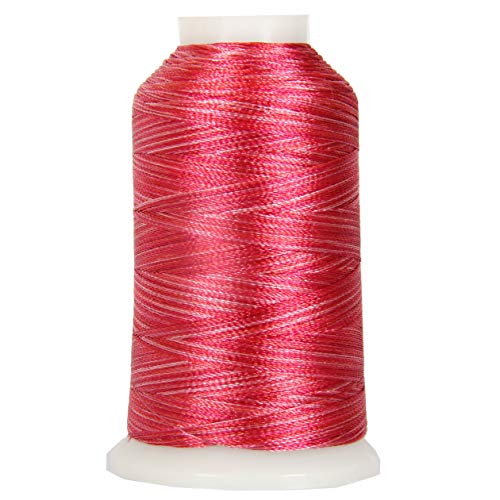 ThreadArt Polyester Machine Embroidery Thread, 1000M 40wt, Roses - color: Roses