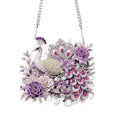 JISHSHAY Diamond Art Pendant Peacock Diamond Painting Hanging Animal Gem Art Hanging Pendant Peacock Gem Painting Sun Catchers Mosaic Kits for Adults Suncatchers Embroidery Kit Wind Chimes Windchimes - color: Peacock