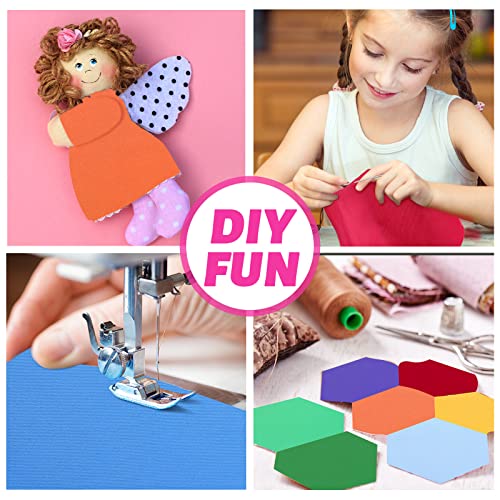 Tudomro 70 Pcs 10 x 10 Cotton Fabric Square for Quilting, Simple Style - color: Simple Style