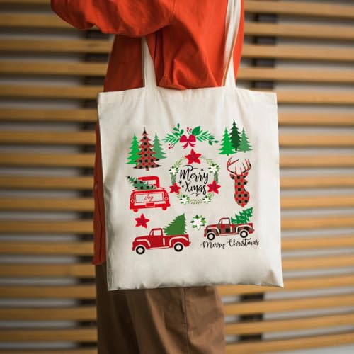 4 Packs Christmas Iron on Patches for T-Shirt Classic Buffalo Plaid Heat Transfer Vinyl HTV Decals Cute Santa Claus Elk Snowman Car Design Iron on Transfer Sticker for Clothing Jacket Pillow DIY Craft - color: P
