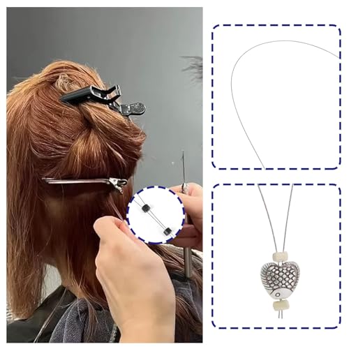 10pcs Rings Loop Threader Hair Extensions Pulling Tool Hair Extension Loop Needle Pulling Hook Tool 21cm Heart Shape for Hair and Feather Extensions, Silver - size: Heart Shape