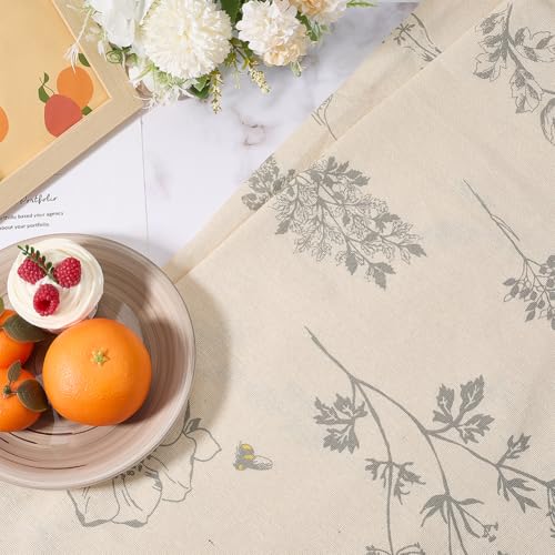 1 Yard 63 Inch Mixed Color Cotton Linen Fabric Floral Pattern for Sewing Making Quilting DIY Home Decor DIY Crafts - size: 1600MM, style: Flower