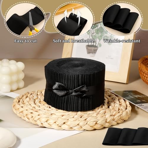 ZMAAGG Black Jelly Roll Fabric, 40 PCS Jelly Roll, Quilting Fabric - color: Black