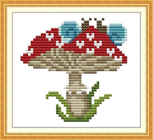 CaptainCrafts Cross Stitch Kits, Stamped Fabric Cross Stitching DIY Art DMC Needlecrafts Embroidery Kit for Adults Beginner (Dawdle, Stamped) - color: Dawdle, size: Stamped