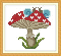 CaptainCrafts Cross Stitch Kits, Stamped Fabric Cross Stitching DIY Art DMC Needlecrafts Embroidery Kit for Adults Beginner (Dawdle, Stamped) - color: Dawdle, size: Stamped