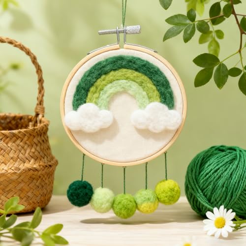 2 Pack Embroidery Hoops, 3 Inch Round Embroidery Hoops, Natural Wood Cross Stitch Hoop with Adjustable Screw for Friendly Embroidery, Cross Stitch, Craft & Beginner, and DIY Decoration - style: 3 Inch