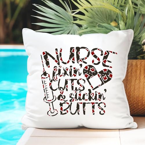 HTVSTD Nurse HTV Heat Transfer Vinyl 10 Sheets 12×10in Iron on Vinyl - color: Nurse