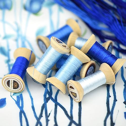 Natural 100% Mulberry Handmade Embroidery Silk Thread Silk Floss (70) - color: 70