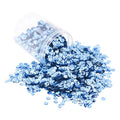 Mandala Crafts 6mm Cup Round Light Blue Sequins for Sewing Embroidery - color: Light Blue, size: 6mm Cup Sequins