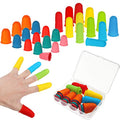 32 Pcs Rubber Finger Pads Tips, Silicone Hot Finger Protectors