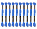 12 Skeins Embroidery Cotton Floss of 8.75yds for DIY Embroidery, Blue - color: Blue