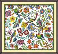 Rosyfoxes Cross Stitch Kits Stamped Full Range of Embroidery Starter Kits for Beginners DIY - Printed kit Birds' Twitter and Fragrance of Flowers (5)(Printed) 14CT23.2×21.7inches - color: Birds' twitter and fragrance of flowers (5)(printed)14CT23.2×21.7in