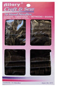 70 Piece Hand Needles. Darners, Embroidery, Betweens and Sharps. Variety of Sizes for Every Projects.70