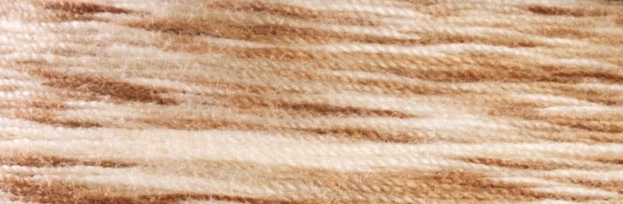 Finesse Variegated Thread | 100% Polyester, 3ply, 50wt | 1100yds Stackable Thread Cones for Quilting and Sewing… (Latte) - color: Latte