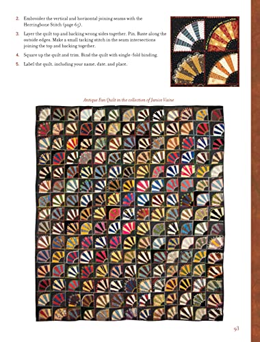 Embroidery & Patchwork Revisited: An Illustrated Guide to Hand Stitching (Landauer) Block Templates, 19 Basic Stitches, Small Practice Projects, Patterns, and More