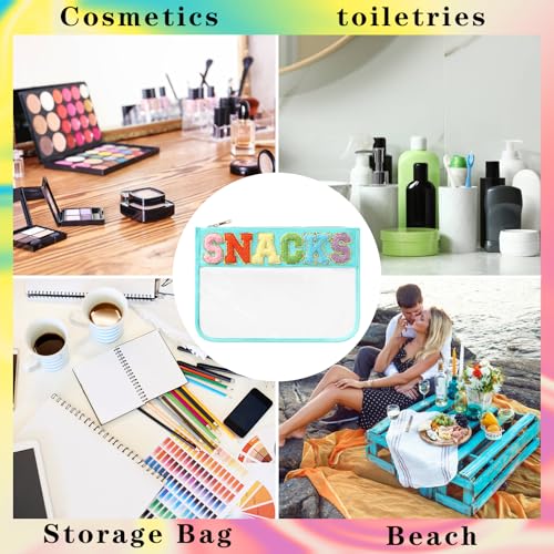 DYSHAYEN Clear Snacks Bag for Travel - color: Green-Snacks