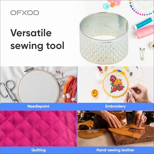 Sail Thimble - Pack of 4 - Retro Sewing Thimble - Metal Thumb Thimble - Vintage Thimble Metal Finger Protector