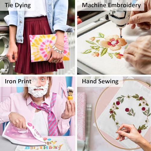 Koolmox 20 PCS Blank Canvas Makeup Bags, Bulk White Cosmetic Makeup Bags Canvas Pouch with White Zipper for Tie Dye, Embroidery, Patches, Heat Transfer Sublimation Painting DIY Customization - color: White White, size: Small (8x5'')