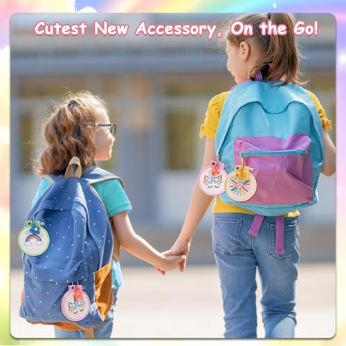 Pllieay 6PCS Embroidery Kit for Kids, Needlepoint Kits for Beginners - style: Regular