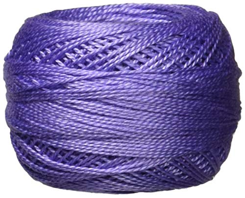 DMC 116 8-340 Pearl Cotton Thread Balls, Medium Blue Violet, Size 8