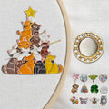 Magnetic Needle Minder Magnet Embroidery Accessories and Supplies Embroidery Needle Holder Cross Stitch Holder Needlework Supplies (Christmas Tree) - size: Christmas tree