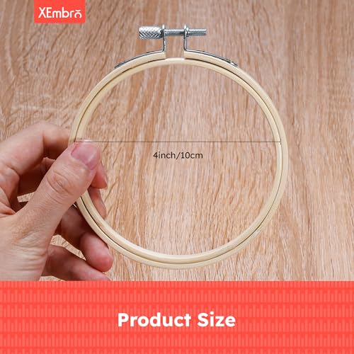 XEmbro Embroidery Hoops, 4 Inch, 9 Pieces - style: 4 Inch