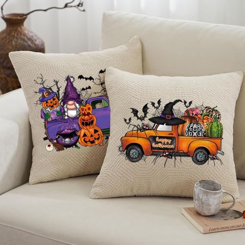 Halloween Iron on Transfer Patches Witch Heat Transfer Vinyl Decals Ghost Pumpkin Spider Web Bat Happy Halloween Design Iron on Vinyl Appliques Large Clothing Patches Iron on Stickers for T-Shirt Bag - color: E