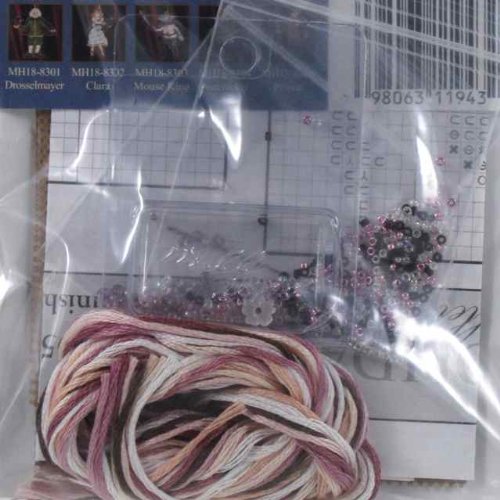 Sugar Plum Fairy Counted Cross Stitch Christmas Ornament Kit Mill Hill 2008 Winter Holiday Nutcracker MH18-8305
