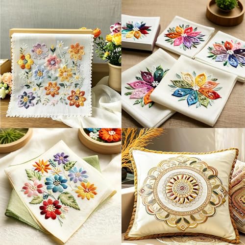 16 Rolls of Colorful Cotton Thread Ball Crochet Embroidery Rainbow Color Cross Stitch Thread Sewing for Cross Stitch Crafts(style2) - color: style2