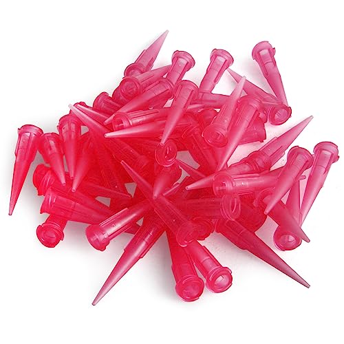 20Ga Plastic Tapered Pinhead Blunt Tip Dispenser Needles 50Pcs - size: 20G